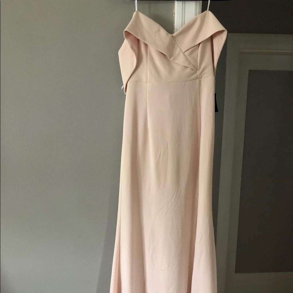 Lulus off the shoulder maxi dress